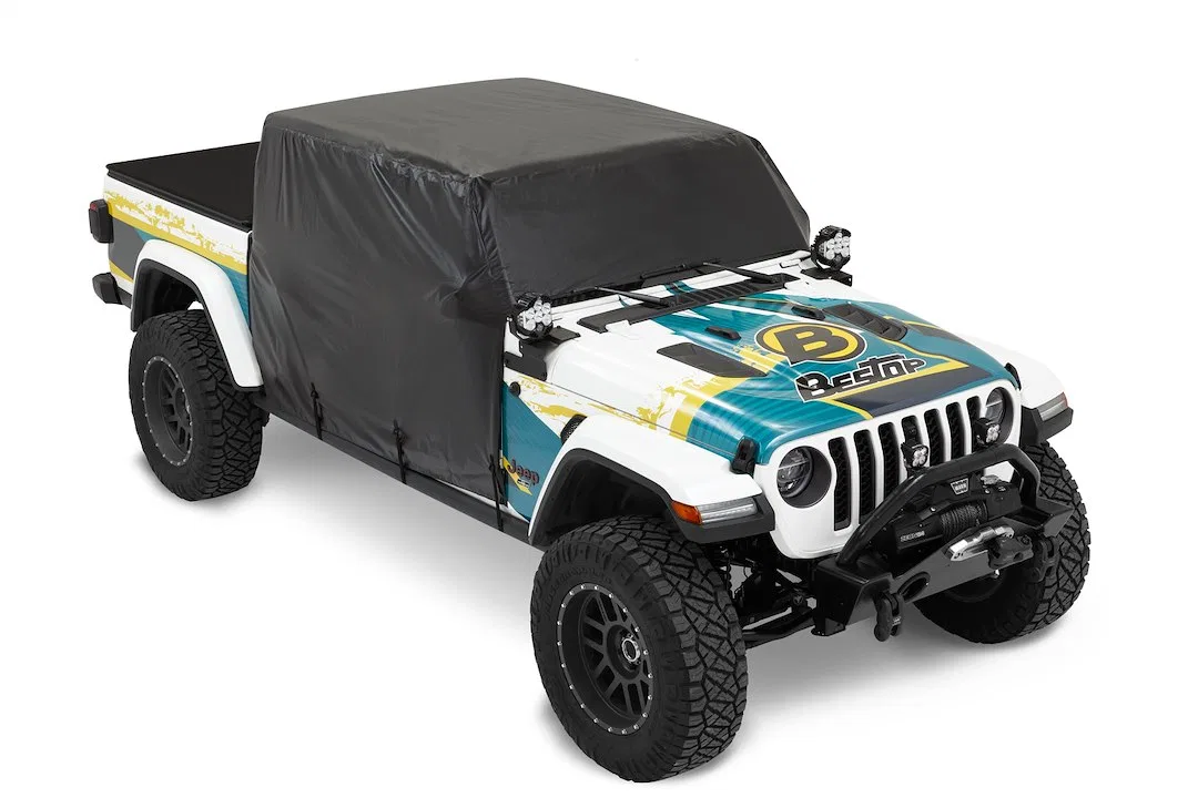 81050-01 – BESTOP Cab Cover, All Weather Protection Black Waterproof Fabric